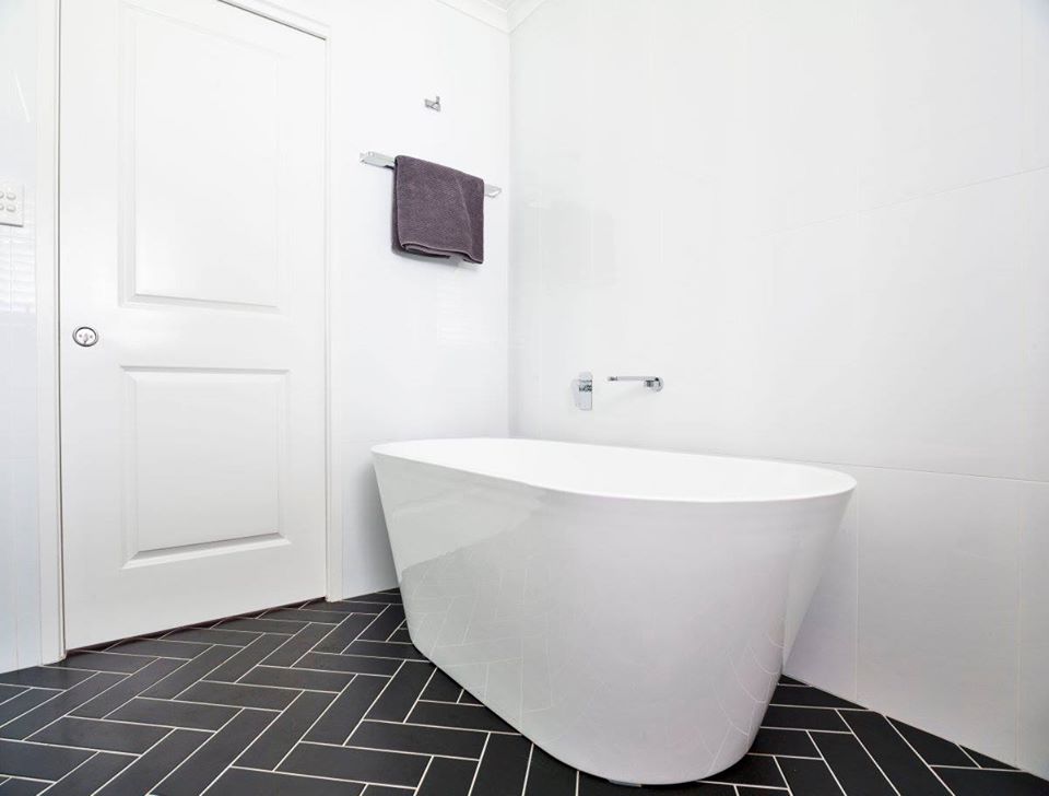 River City Constructions Belclare black and white bathroom