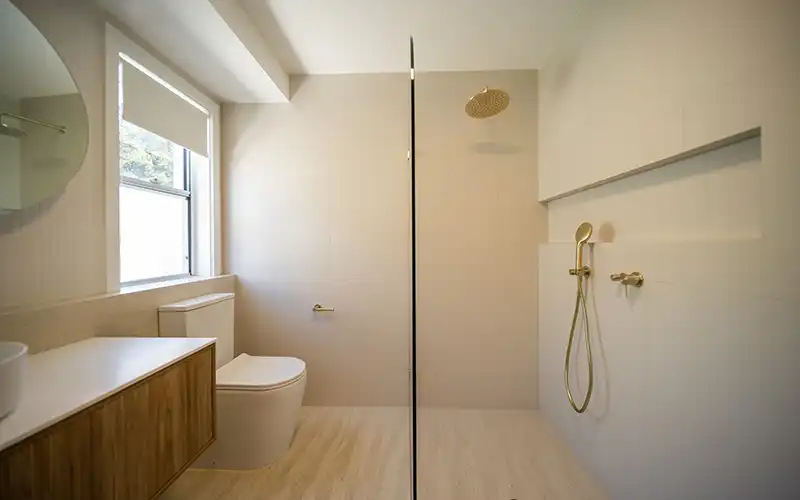 Renovated bathroom
